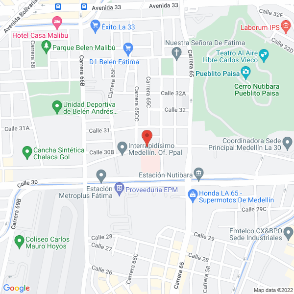 Mapa de Masfrenos S.A.S.