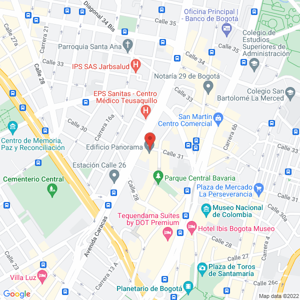 Mapa de Mas Corp S.A.S.