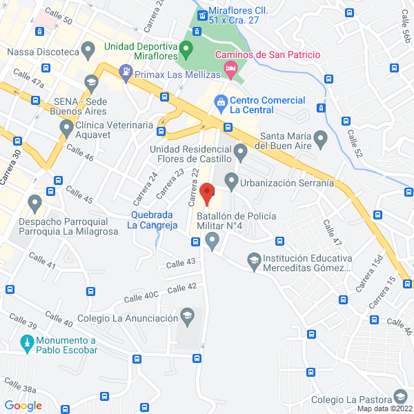 Mapa de Mas Pizza