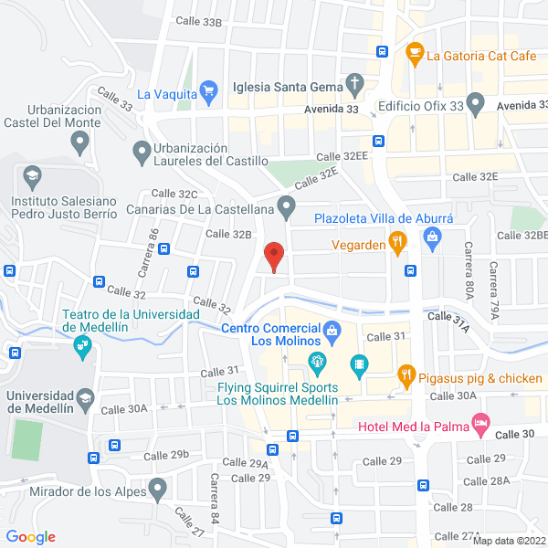 Mapa de Masajes Jaime Mondragón