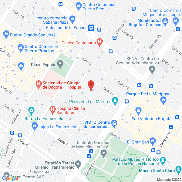 Mapa de Materiales De Centro S.A.S
