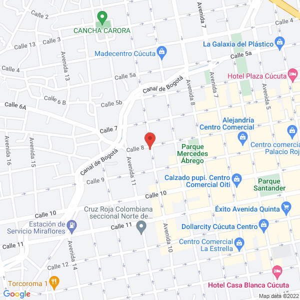 Map of Max Diversión