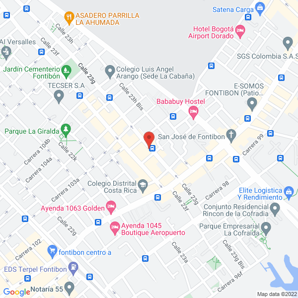 Mapa de Marias Fashion S.A.S.