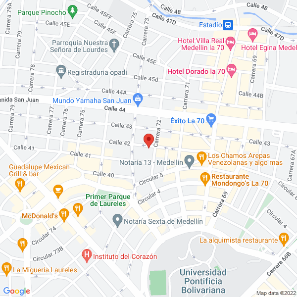 Mapa de Marín Brito Esther