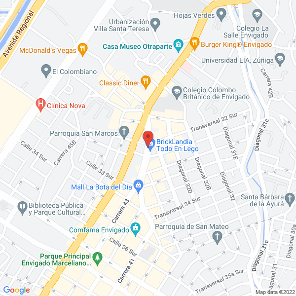 Mapa de Marquetería Contemporanea