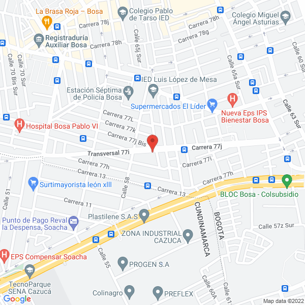 Mapa de Instituto Gerardo Valencia Cano