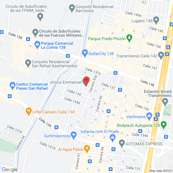 Mapa de Instituto Nacional De Demencias Emanuel S.A.S