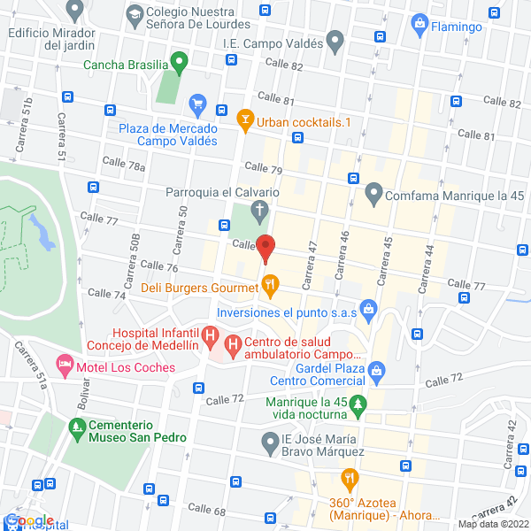 Mapa de Instruequipos Ingeniería S.A.S.