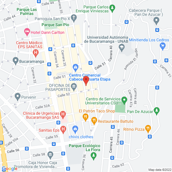 Map of Insumos Latecmi