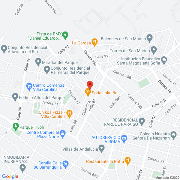 Map of La Plaza Del Peluquero