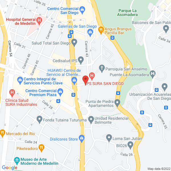 Mapa de La Red Banco De Empleados