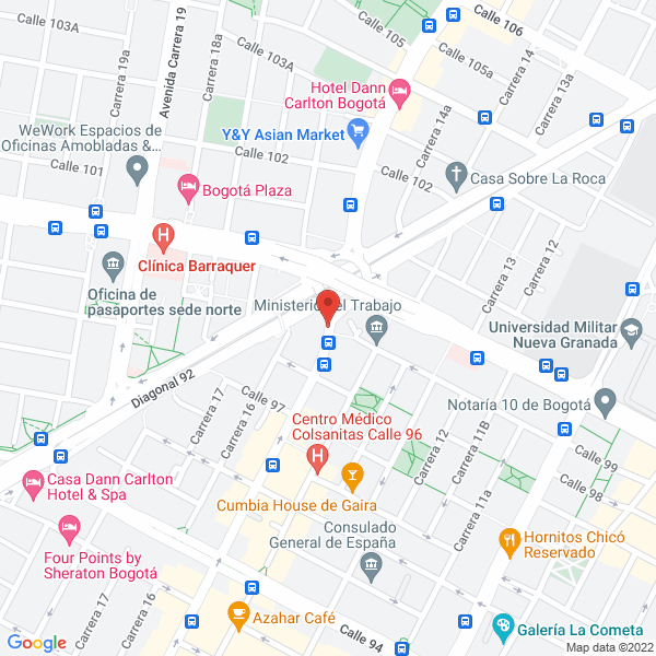 Mapa de Laboratorio Clínico Emprosalud