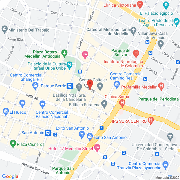 Mapa de Mateos Tienda