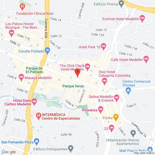 Mapa de Mauricio Pineda Piedrahita