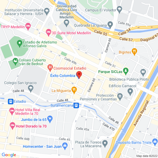 Mapa de Maxi Sabor