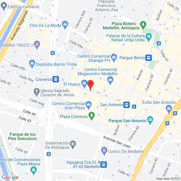 Mapa de Maxi-Dulces