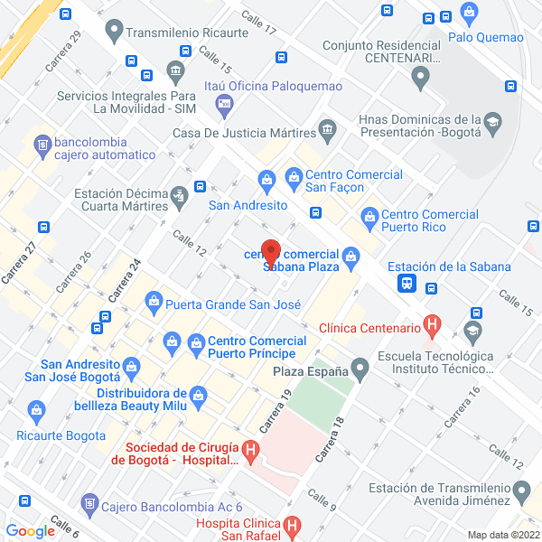 Mapa de Mc Sumar S.A.S.