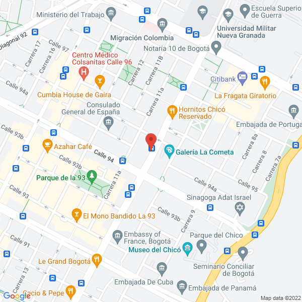 Mapa de Integra Gestión Legal Empresarial S.A.S.