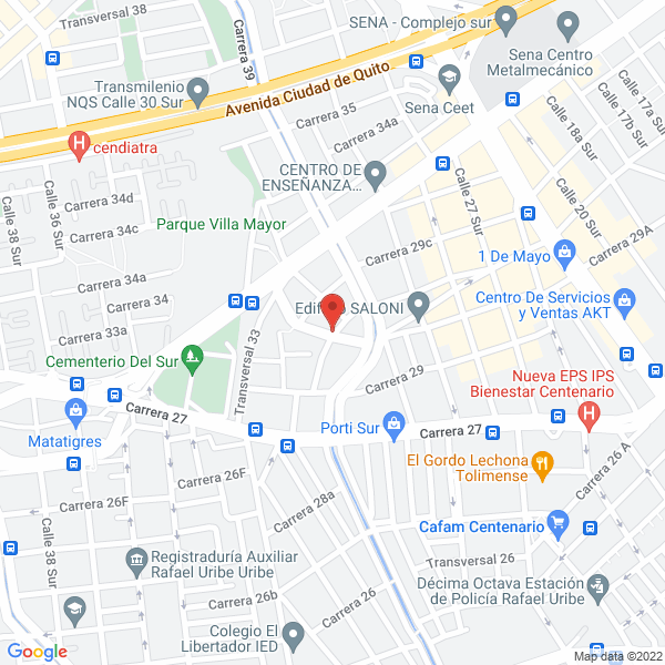 Mapa de Integradores De Ingeniería Ltda.
