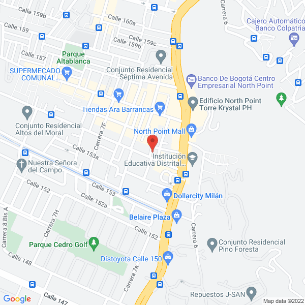 Mapa de Integral Health Consulting Ltda.