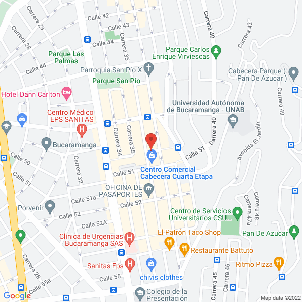 Map of Moma Accesorios