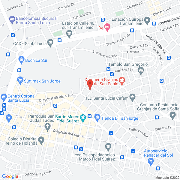 Mapa de Laboratorio Dental Upegui