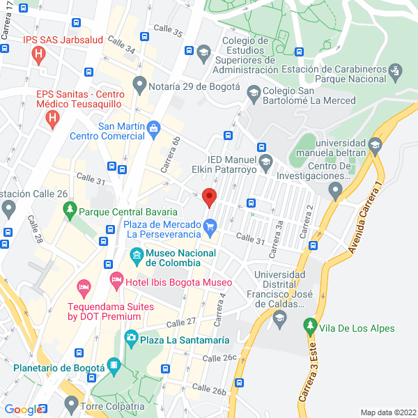 Mapa de Laboratorio Dental Verónica