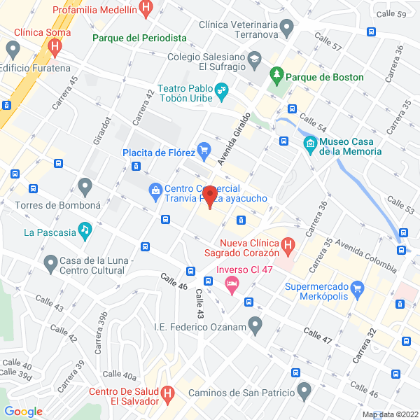 Mapa de Laboratorio Meb Ltda
