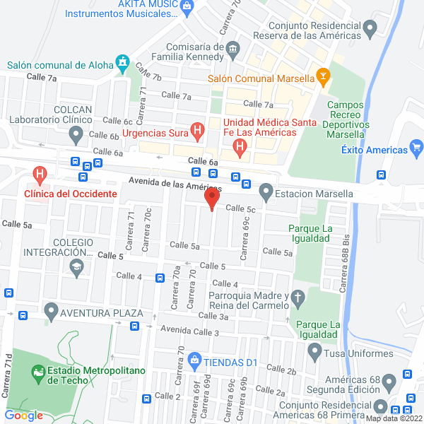 Mapa de Laboratorio Neopharma Ltda