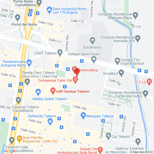 Mapa de Laboratorios Callbest Ltda.