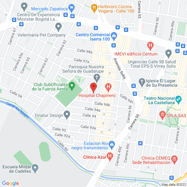 Mapa de Laboratorios Chempharm Ltda.