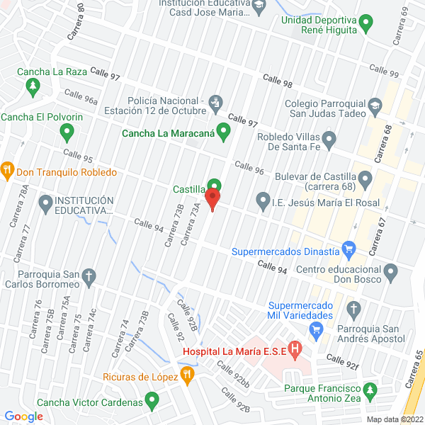 Mapa de Laboratorio Farmanal Ltda.