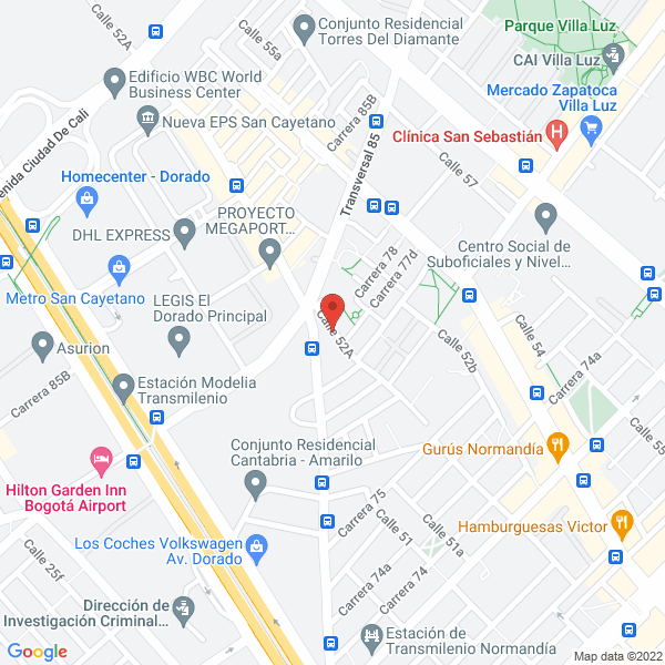 Mapa de Laboratorios Guadalupe Sas