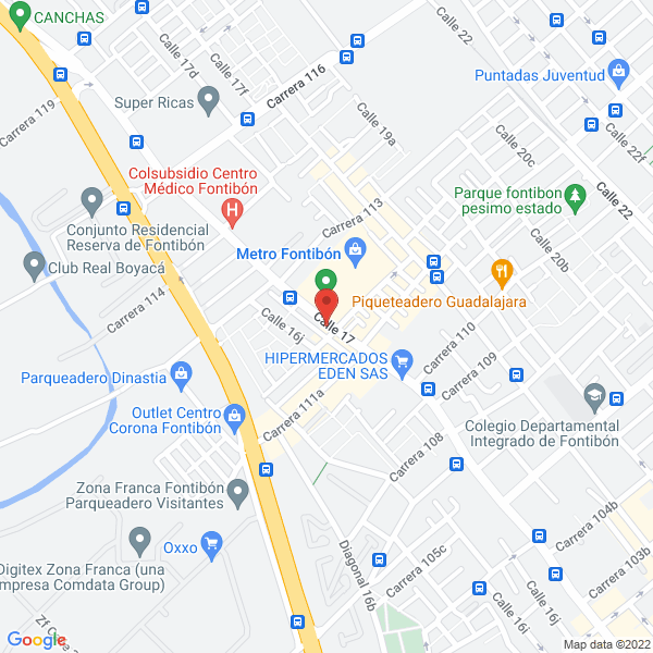Mapa de Lacssa S.A.