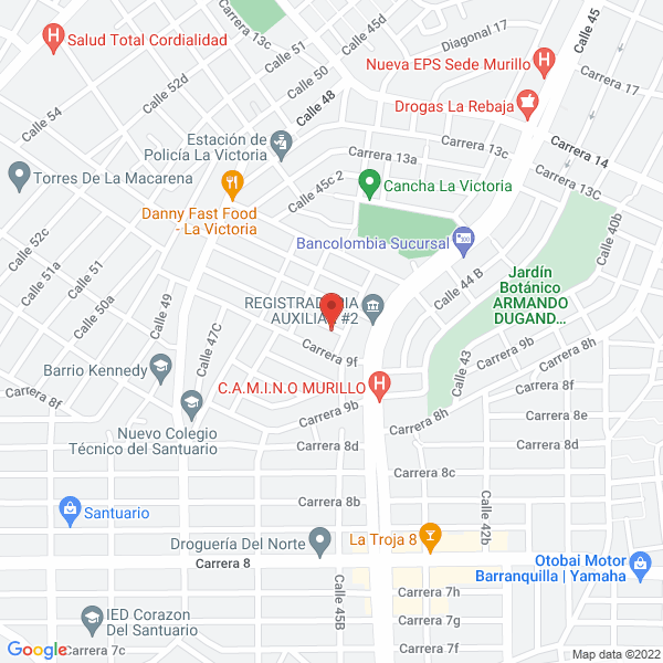 Map of Lamadrid Orozco Alberto Manuel
