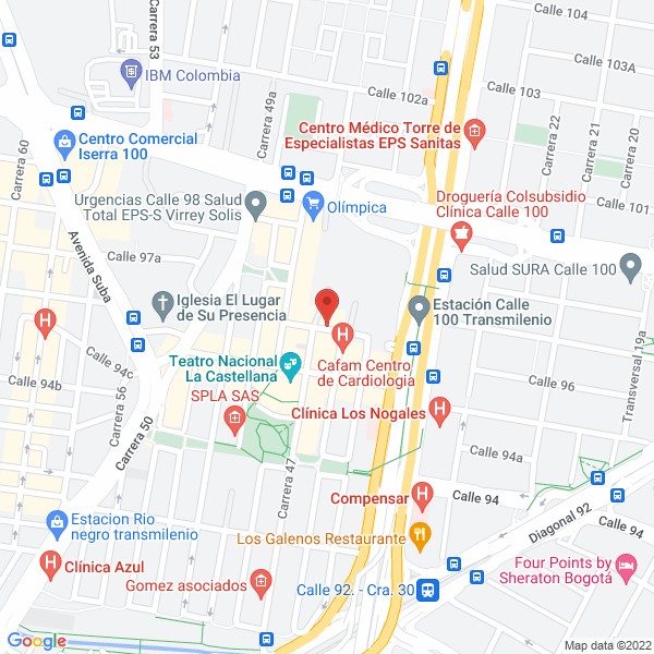Mapa de Lambda Asesorías Ltda.