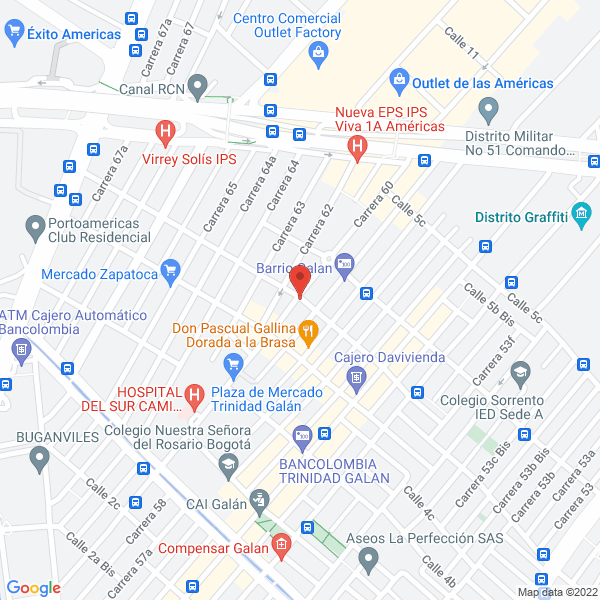 Mapa de Optimos Compañía Gráfica