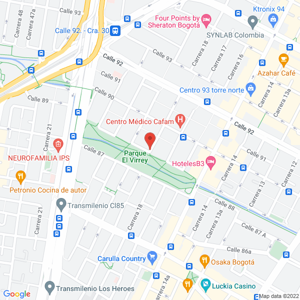 Mapa de Opus Dei