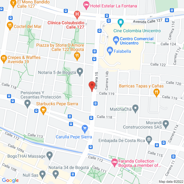 Mapa de Opus Ingeniería S.A.S.
