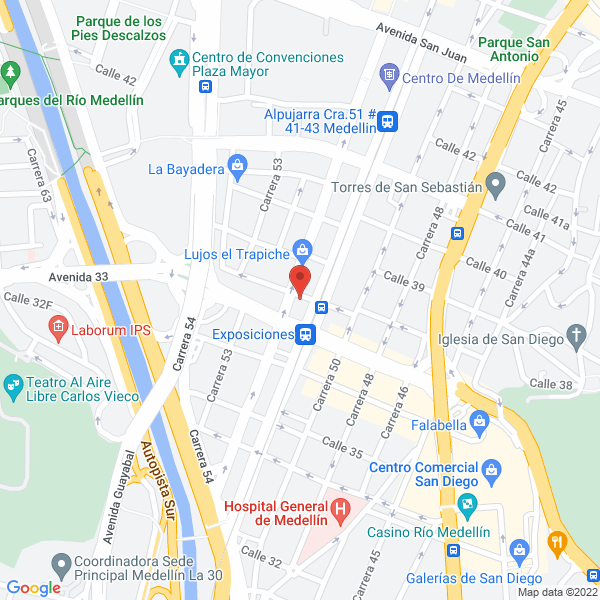 Mapa de Merkamotos Ltda
