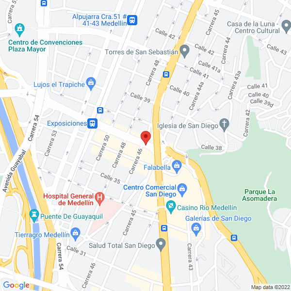 Mapa de Merkatex Ltda.