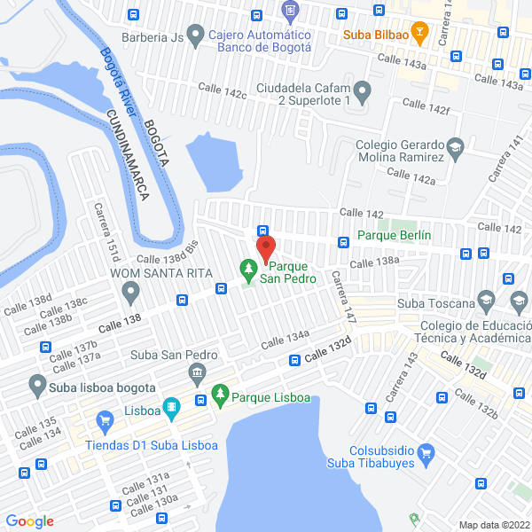 Mapa de Metálicas Crs S.A.S.
