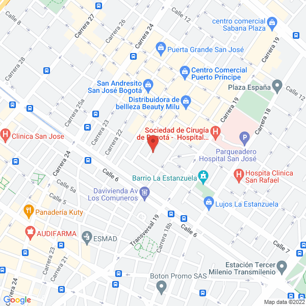 Mapa de Metálicas Granobles S.A.S