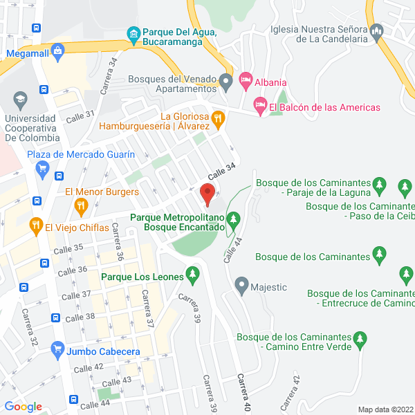 Map of Colegio Santa Teresita Del Niño Jesús De Bucaramanga