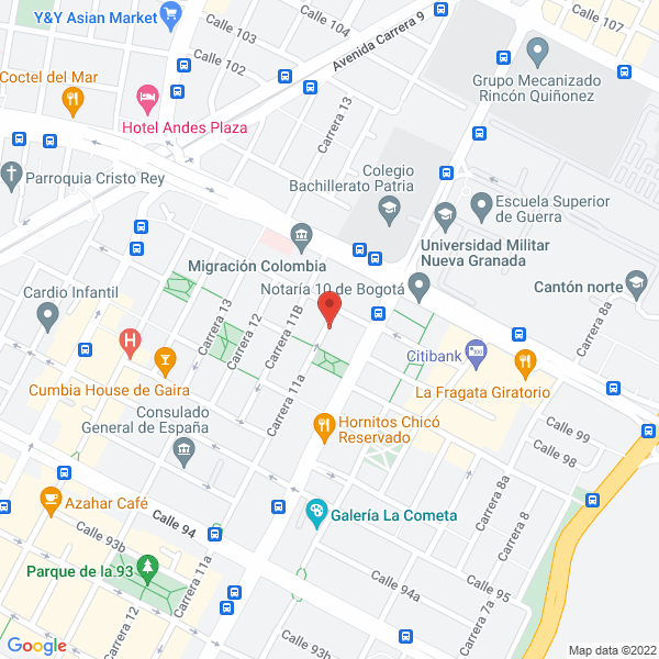 Mapa de M.I. Overseas Limited