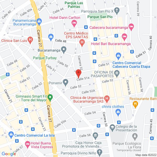 Map of Mi Cigüeña
