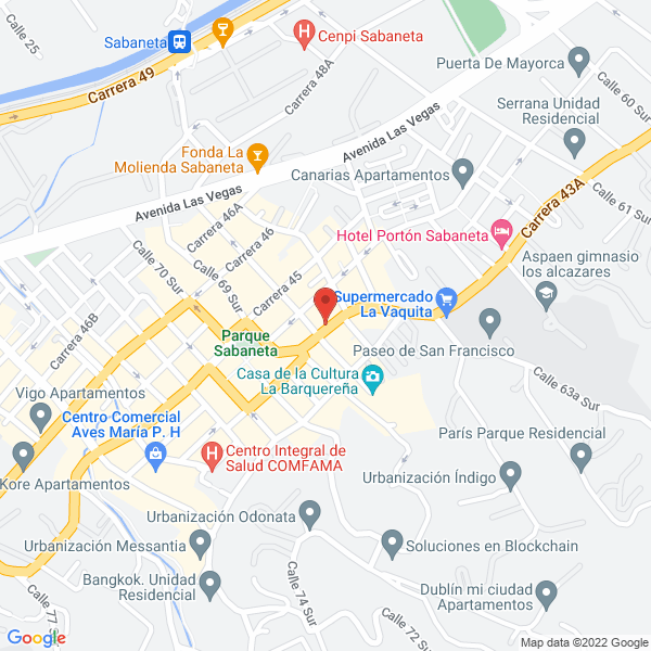 Mapa de Mi Fiesta Latina