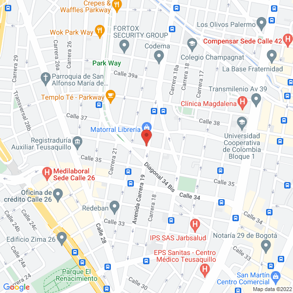 Mapa de Lavandería Nancy Sport