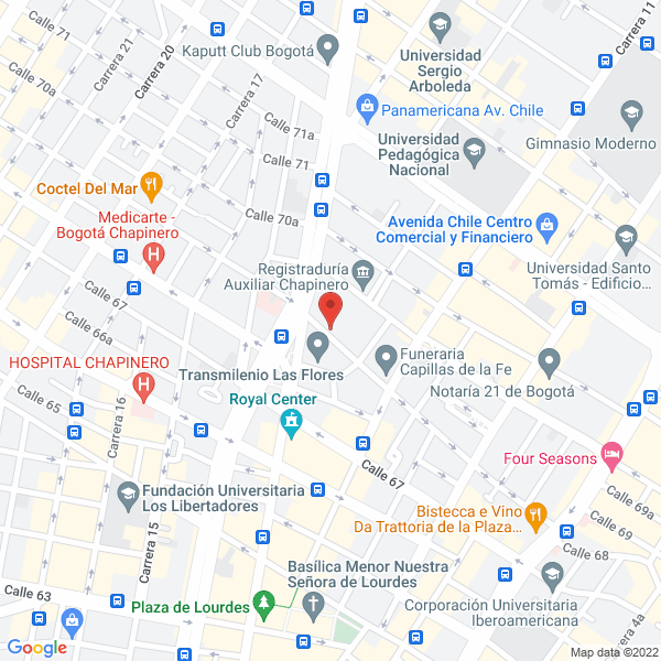 Mapa de Lavanderías Ltda.