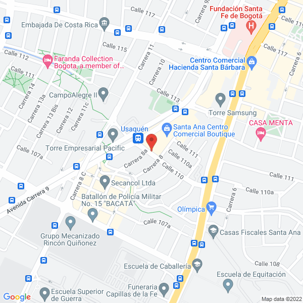 Mapa de Lavanderias Pronto